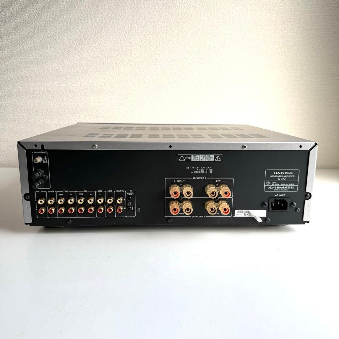 K*n様 ONKYO オンキョー プリメインアンプ A-977【NN1216-1