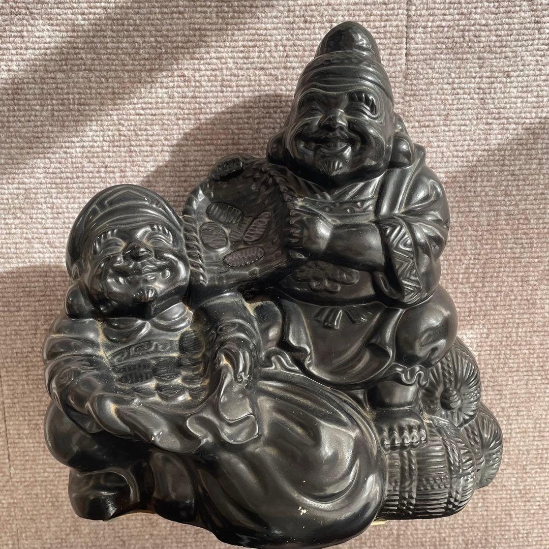 縁起物、恵比寿様と大黒様(多分)