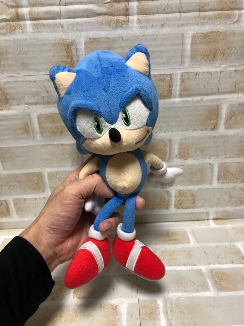 ソニック ザ ヘッジホッグ　ぬいぐるみ　三英貿易　sonic SEGA