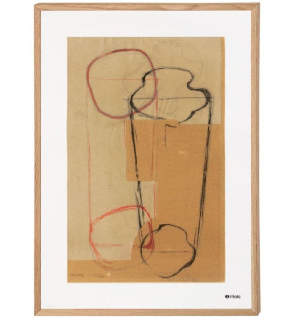 新品  アアルト ベース ポスター 50x70cm イッタラ