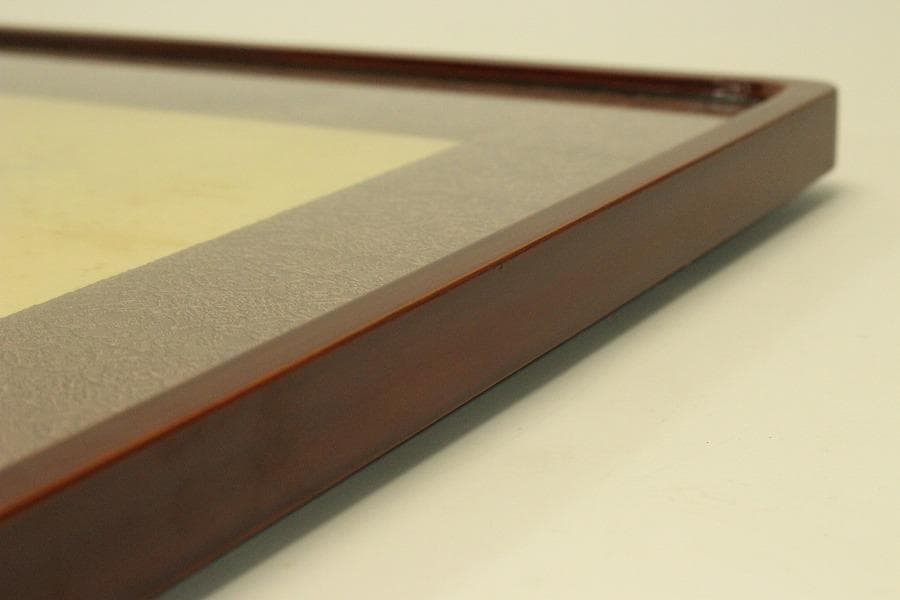 歌舞伎 二代目 市川猿乃助 隈取 額装 希少品 初代 猿翁(ZE446)