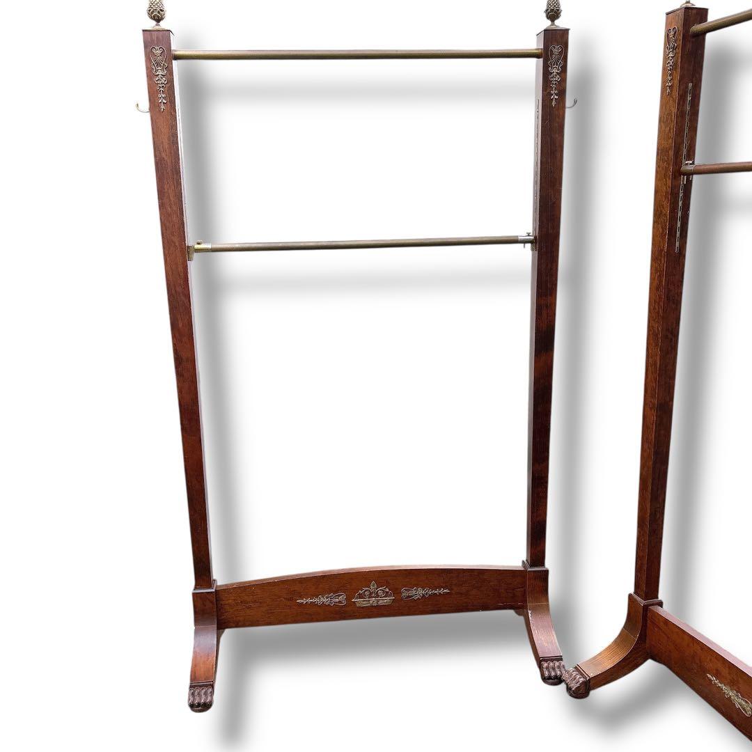 アンティーク 北欧 ハンガーラック メタルラック 店舗什器 木製 装飾 獣脚