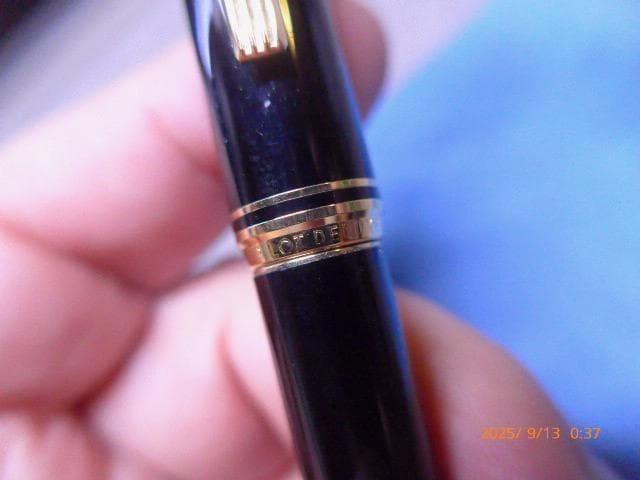 パイロット デラックス　14K ペン先 ブラック×ゴールド