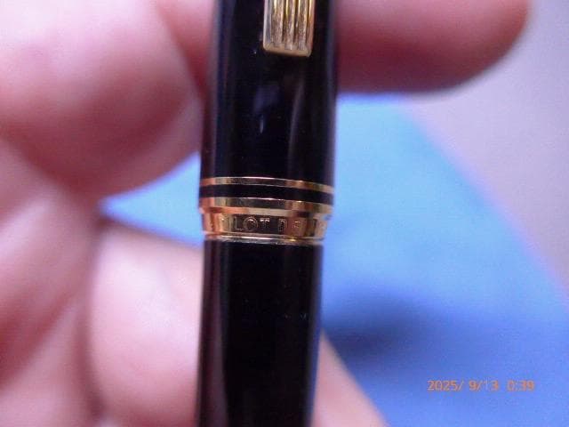 パイロット デラックス　14K ペン先 ブラック×ゴールド