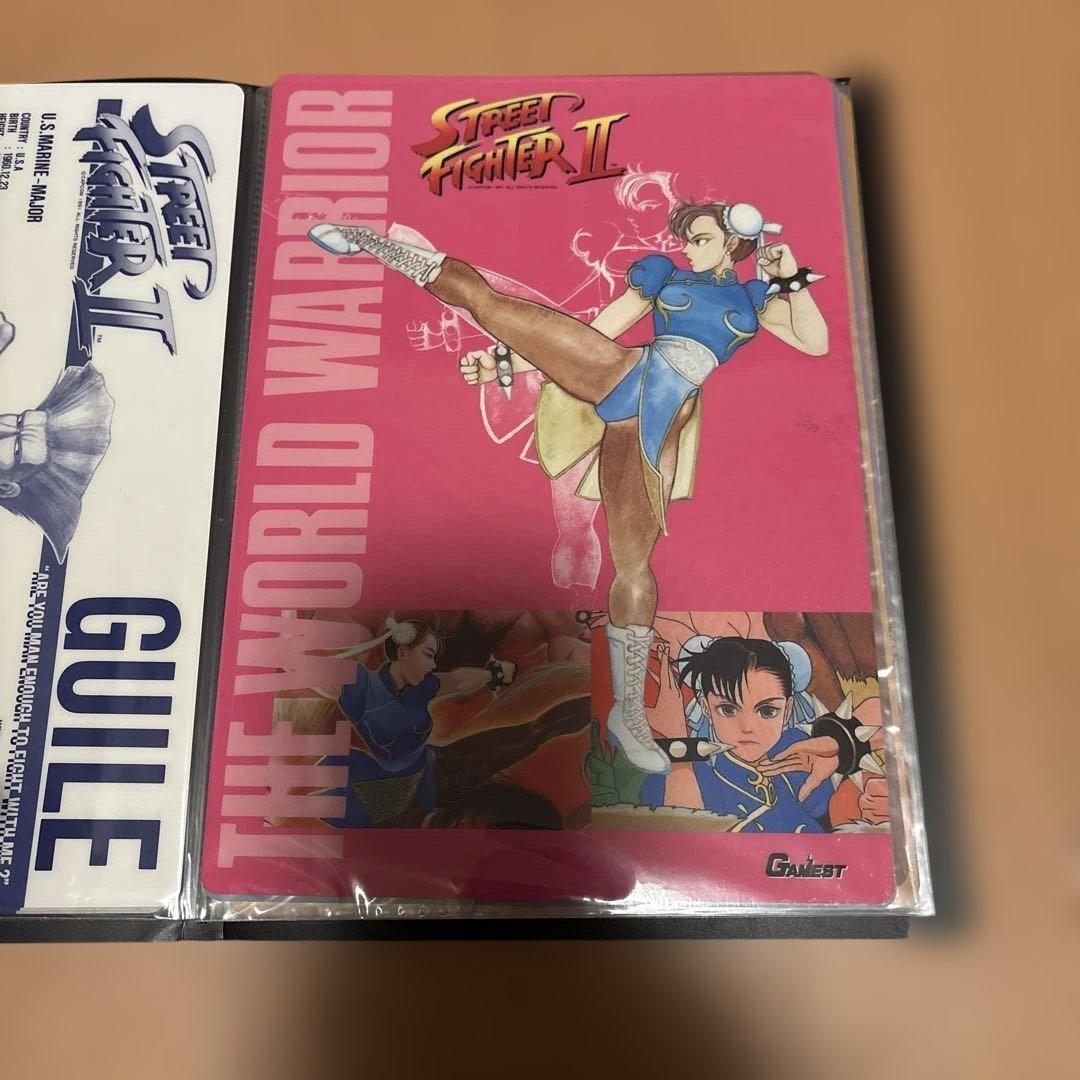 1991年第5回ゲーメスト大賞受賞記念ストリートファイター2下敷き CAPCOM