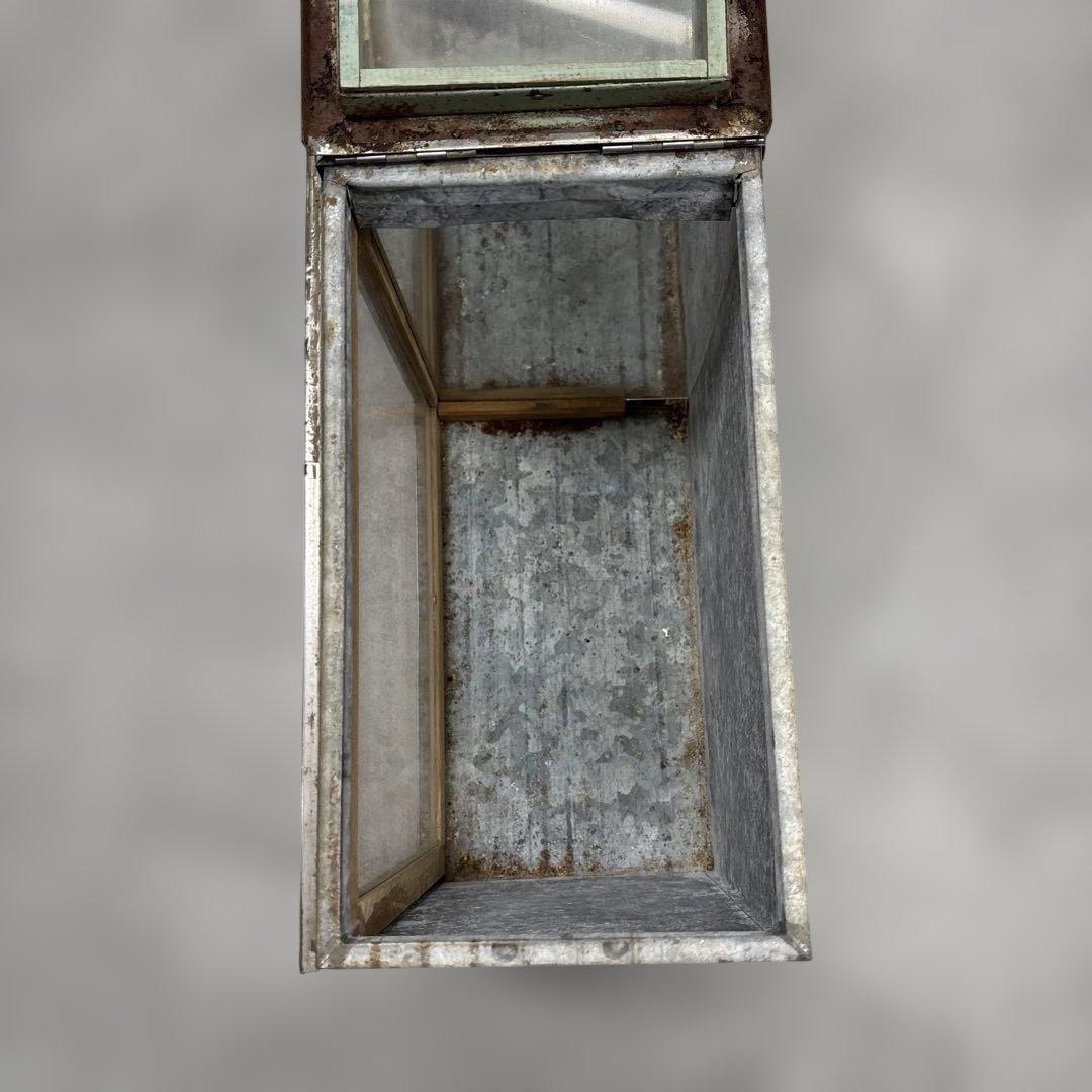 昭和レトロ 駄菓子屋 ブリキガラスショーケース ディスプレイラック 飾り棚