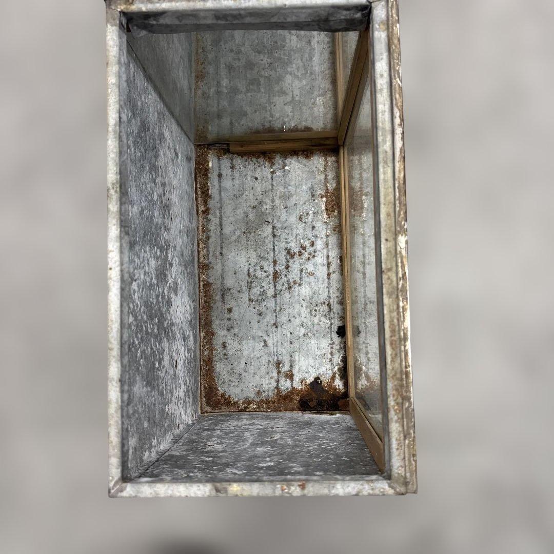 昭和レトロ 駄菓子屋 ブリキガラスショーケース ディスプレイラック 飾り棚