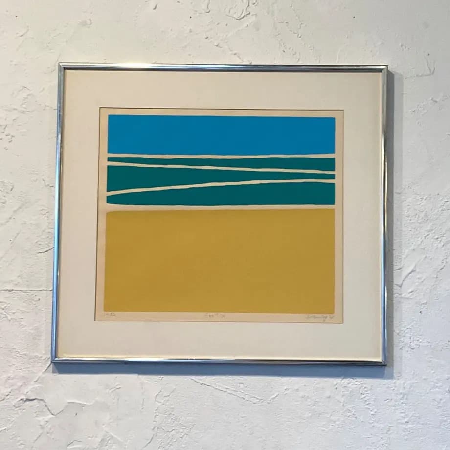 70年代　シルクスクリーン　アート作品