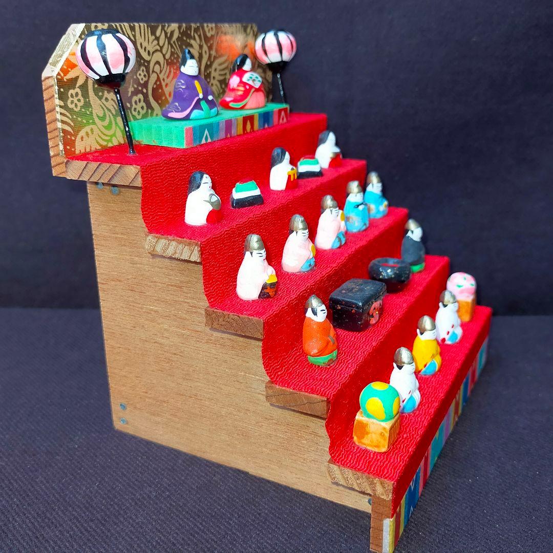 豆雛人形 5段飾り