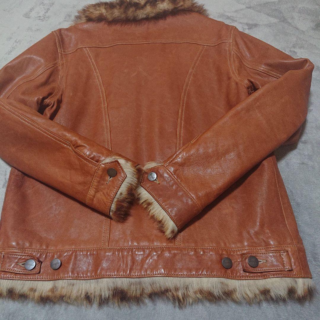 美品 メンズビギ 革ジャケット