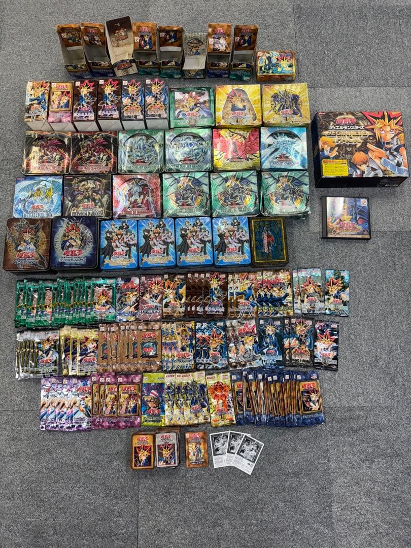 遊戯王　空ボックス　空パック　缶　ゲーム　まとめ　ビギナーズパック