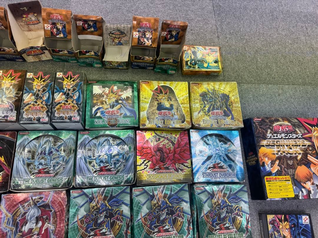 遊戯王　空ボックス　空パック　缶　ゲーム　まとめ　ビギナーズパック