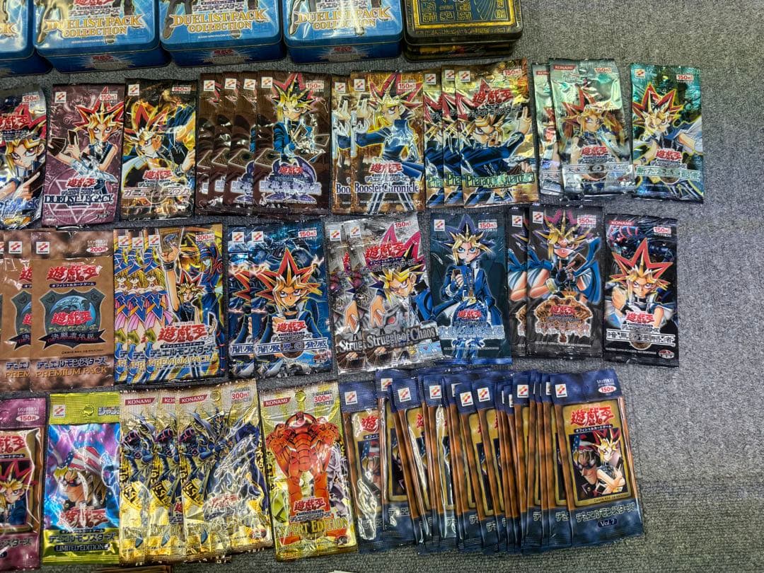 遊戯王　空ボックス　空パック　缶　ゲーム　まとめ　ビギナーズパック