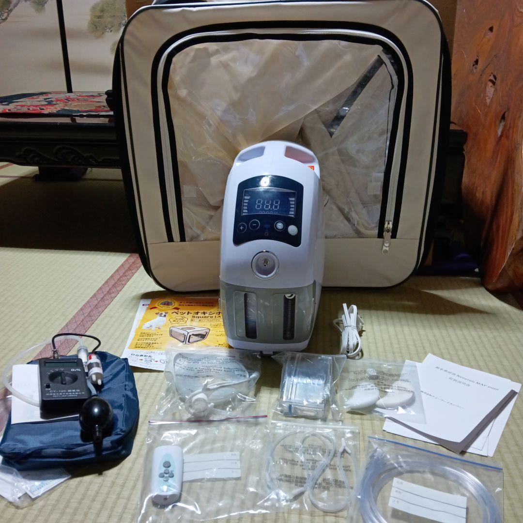 ペット向け酸素室ミニセットM　酸素濃度測定器付き