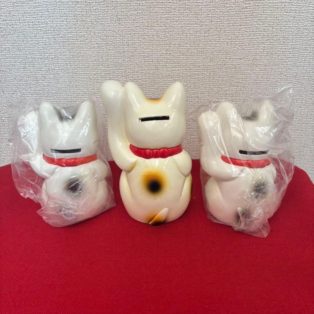 確認用招き猫 5つまとめ売りお買い得‼︎未使用箱付き‼︎ ①