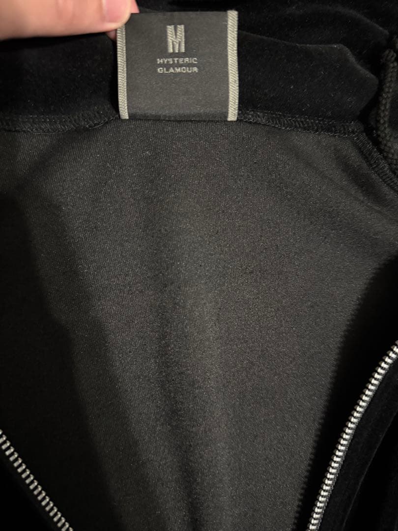 Hysteric Glamour / ベロアジップパーカー