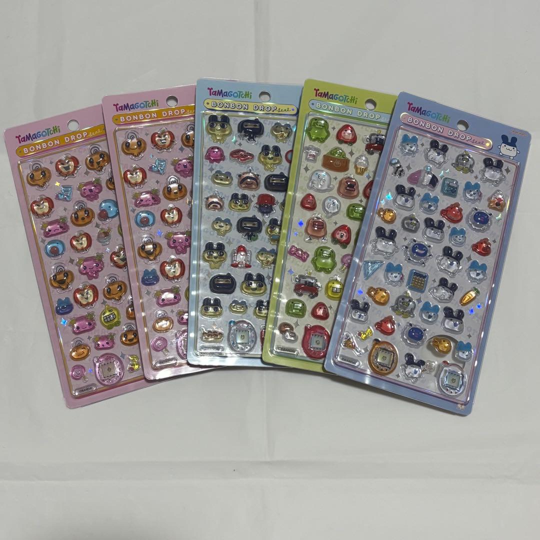 正規品 たまごっち ボンボンドロップシール 5枚まとめ売り
