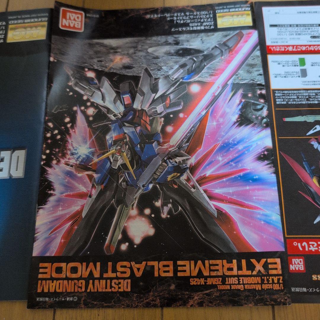 MGデスティニーガンダムハイネ専用機ミキシング＋デスティニーガンダムジャンク