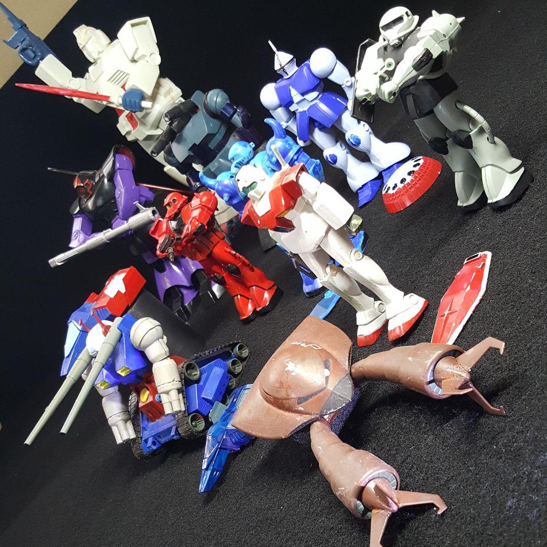 【ガンプラ】激レア　初代出版　40年以上前10体　ジャンク品　昭和レトロ　当時物