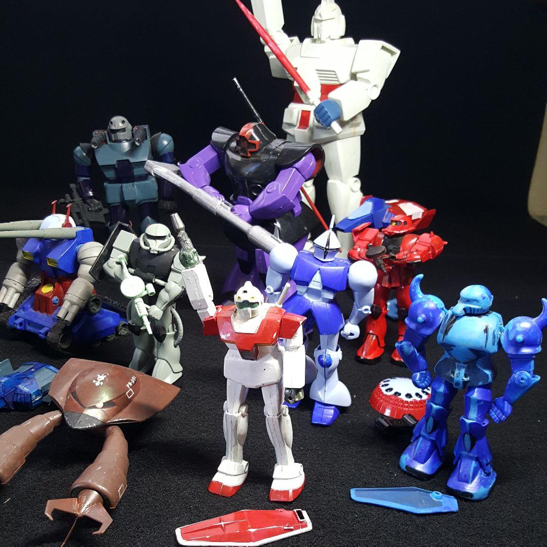 【ガンプラ】激レア　初代出版　40年以上前10体　ジャンク品　昭和レトロ　当時物