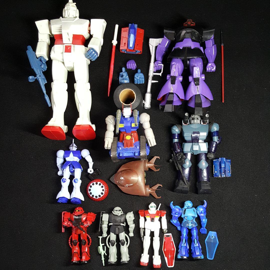 【ガンプラ】激レア　初代出版　40年以上前10体　ジャンク品　昭和レトロ　当時物