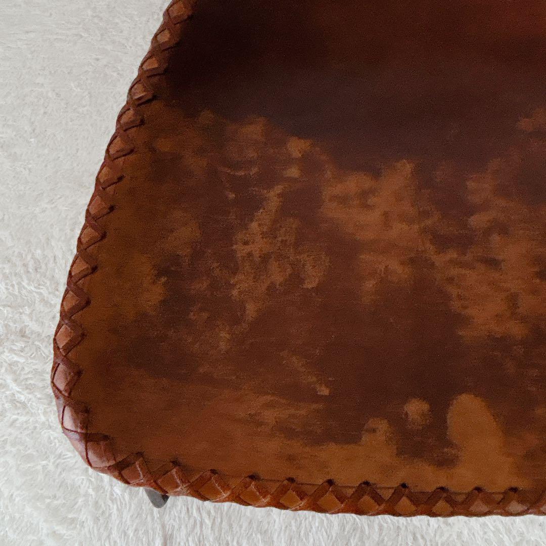 本革】アイアン スツール レザー スツール インダストリアル　ヴィンテージ