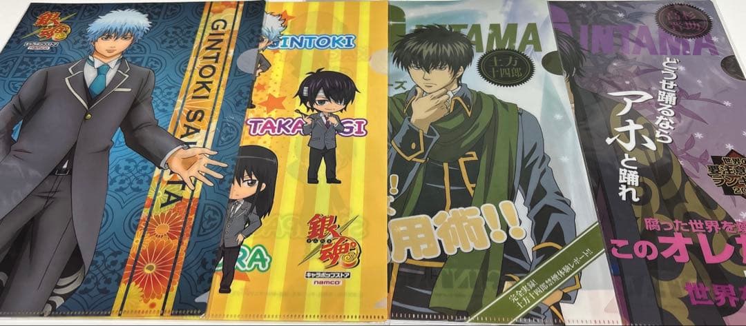 銀魂 クリアファイル 下敷き まとめ売り