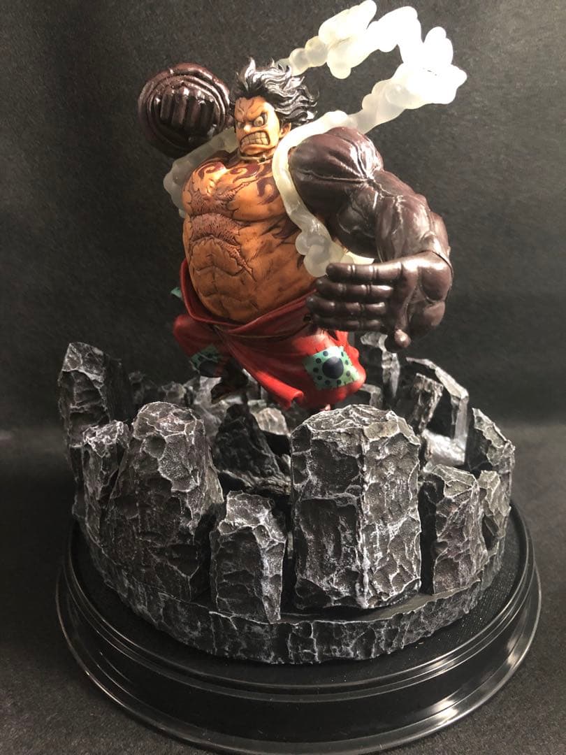 ワンピース☆ルフィ☆ギア4☆リペイントフィギュア☆KING OF ARTIST