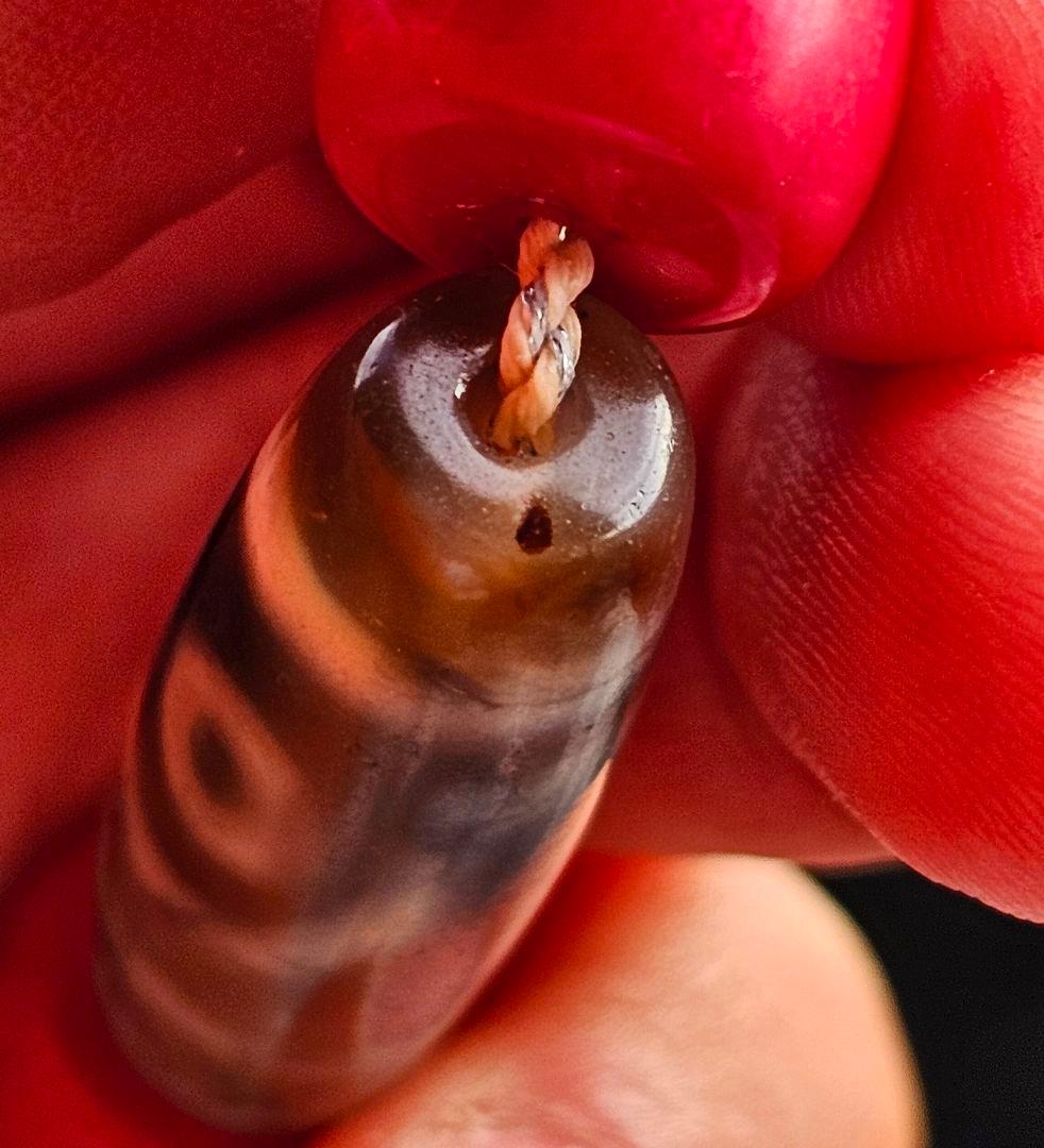 dZi beads(二眼) ネックレス