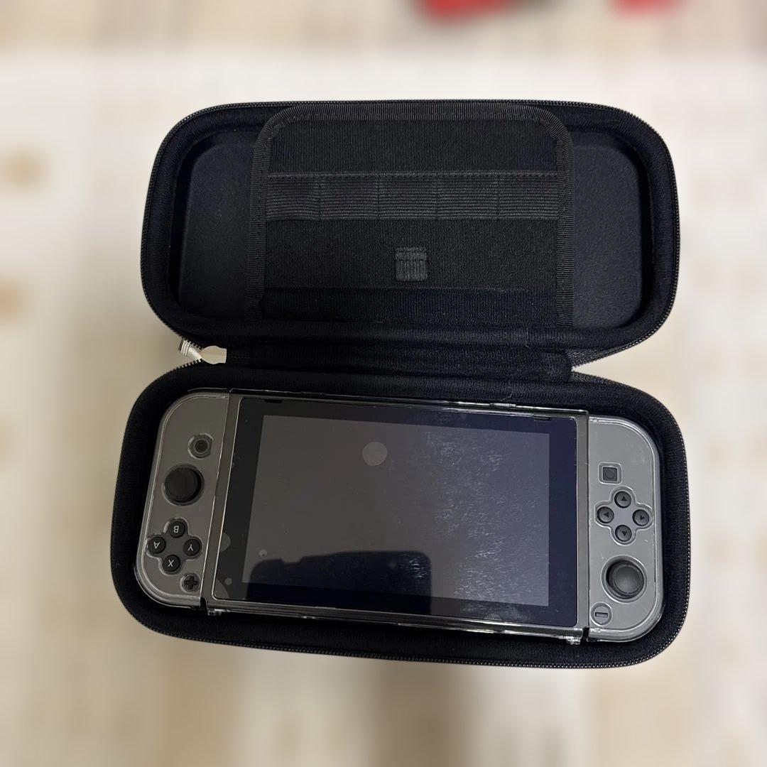 Nintendo Switch 本体 グレー 収納ケース付き