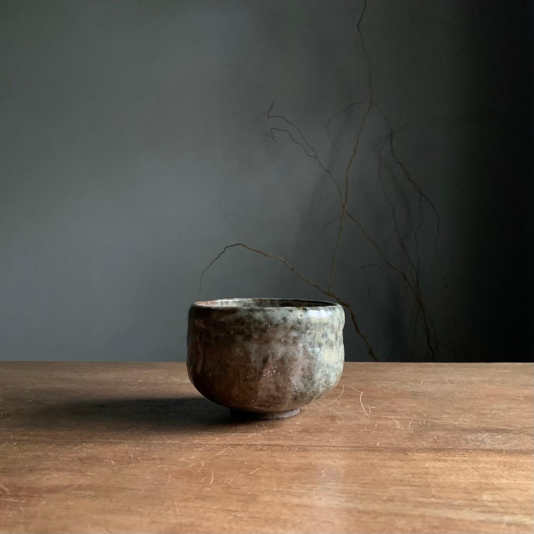 古い 赤楽 茶碗 茶道具 古美術 古道具 アンティーク 赤茶碗 楽茶碗