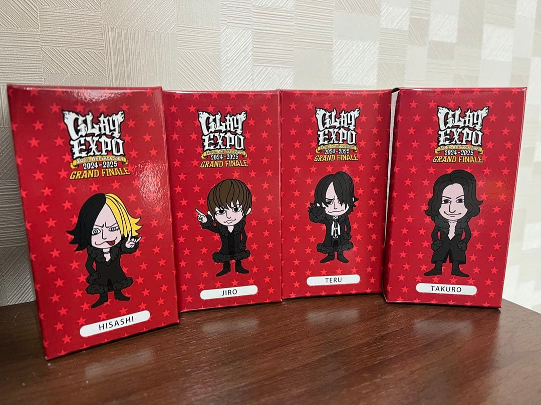 【reo】GLAY フィギュア GRAND FINALE 4体セット