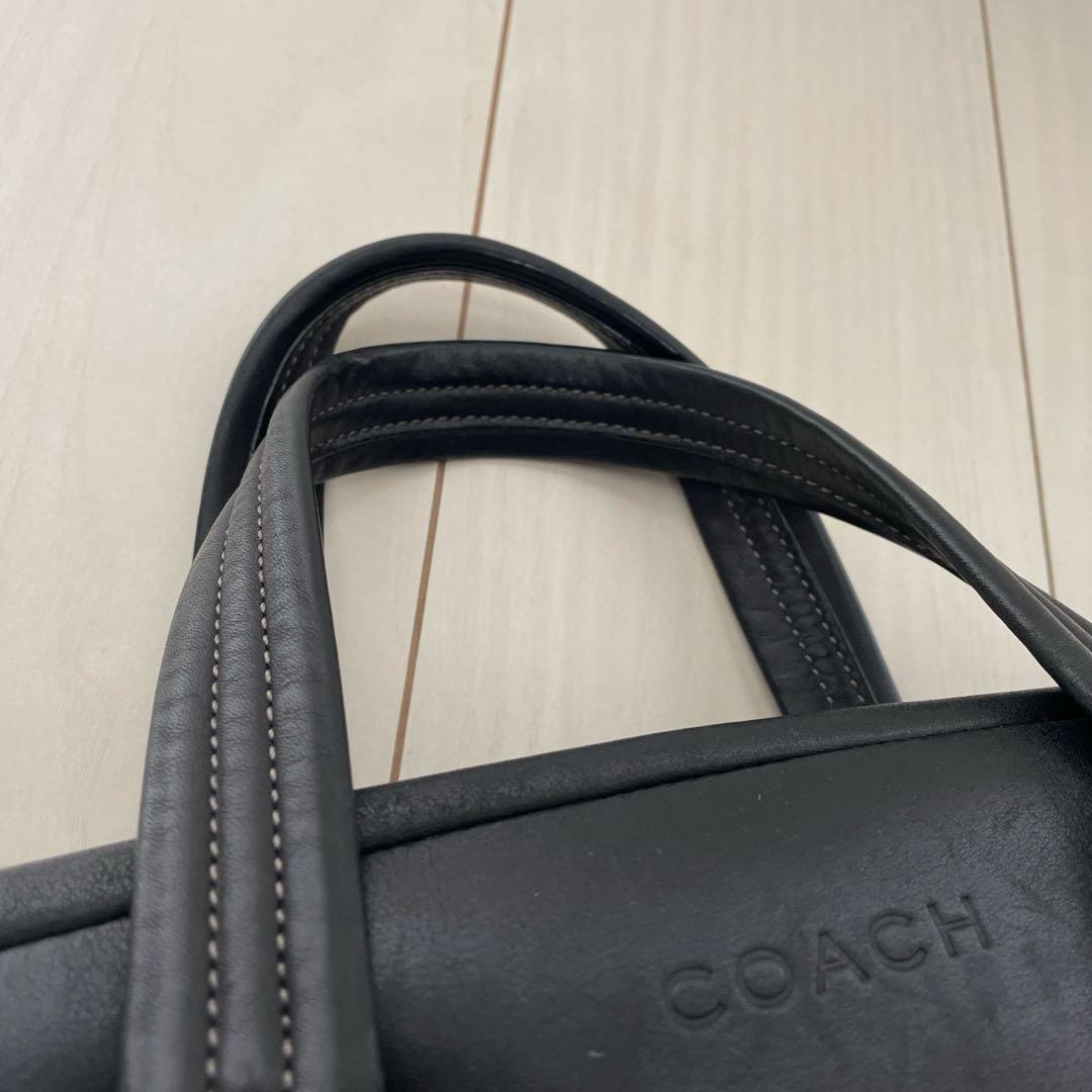 COACH レザービジネスバッグ 2WAY ショルダー付き