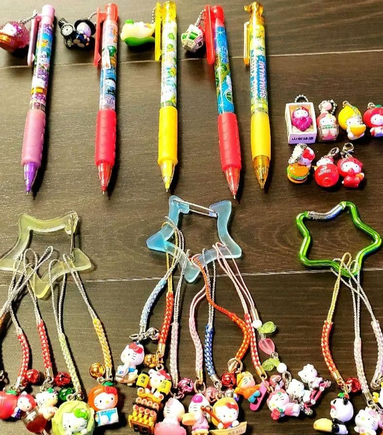 【平成初期レアキティ】まとめ売り　ご当地キティ ストラップ　シャープペン