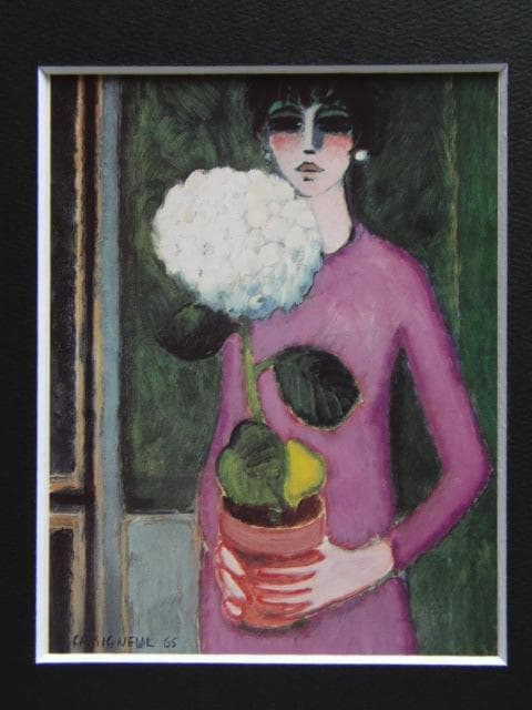 カシニョール（Cassigneul）、誕生日、希少な画集より、新品高級額