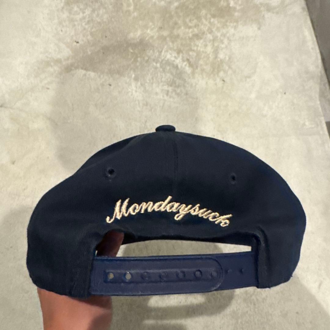 MONDAYSUCK ニューヨークヤンキース キャップ ネイビー