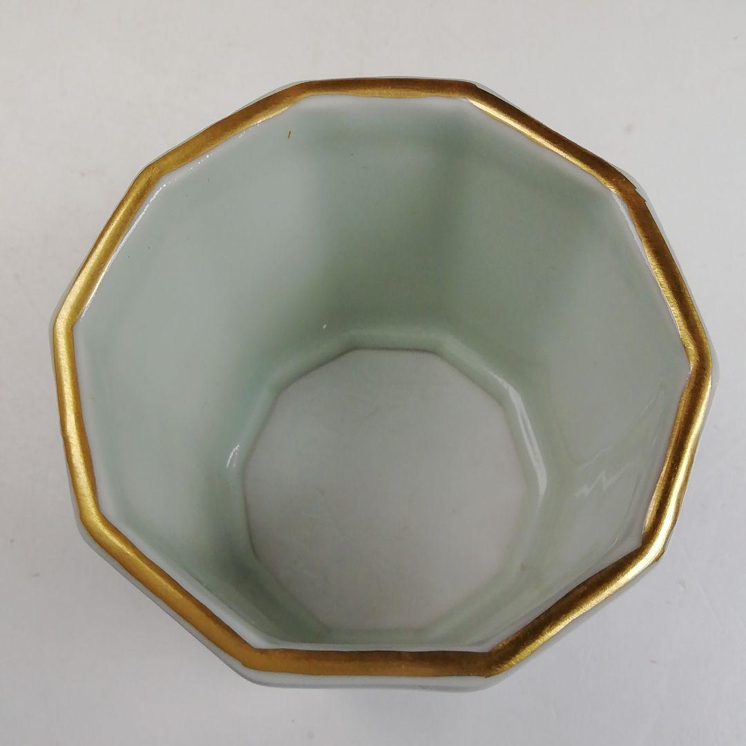 Ｔ８９７　蓋置　『染付　芒の絵』『高野昭阿弥 造』　共箱　茶道具