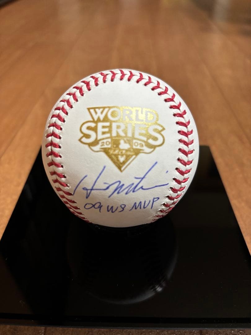 ヤンキース 松井秀喜　09ワールドシリーズ　直筆サインボール