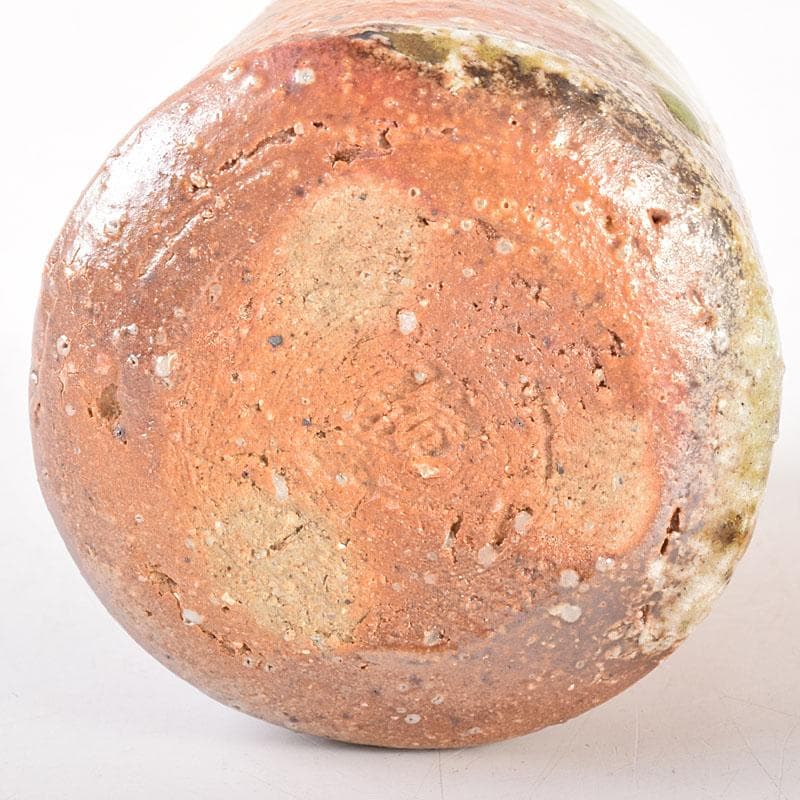 茶道具　信楽焼　瑞峰造　肩衝茶入　仕覆付　共箱　V　6875