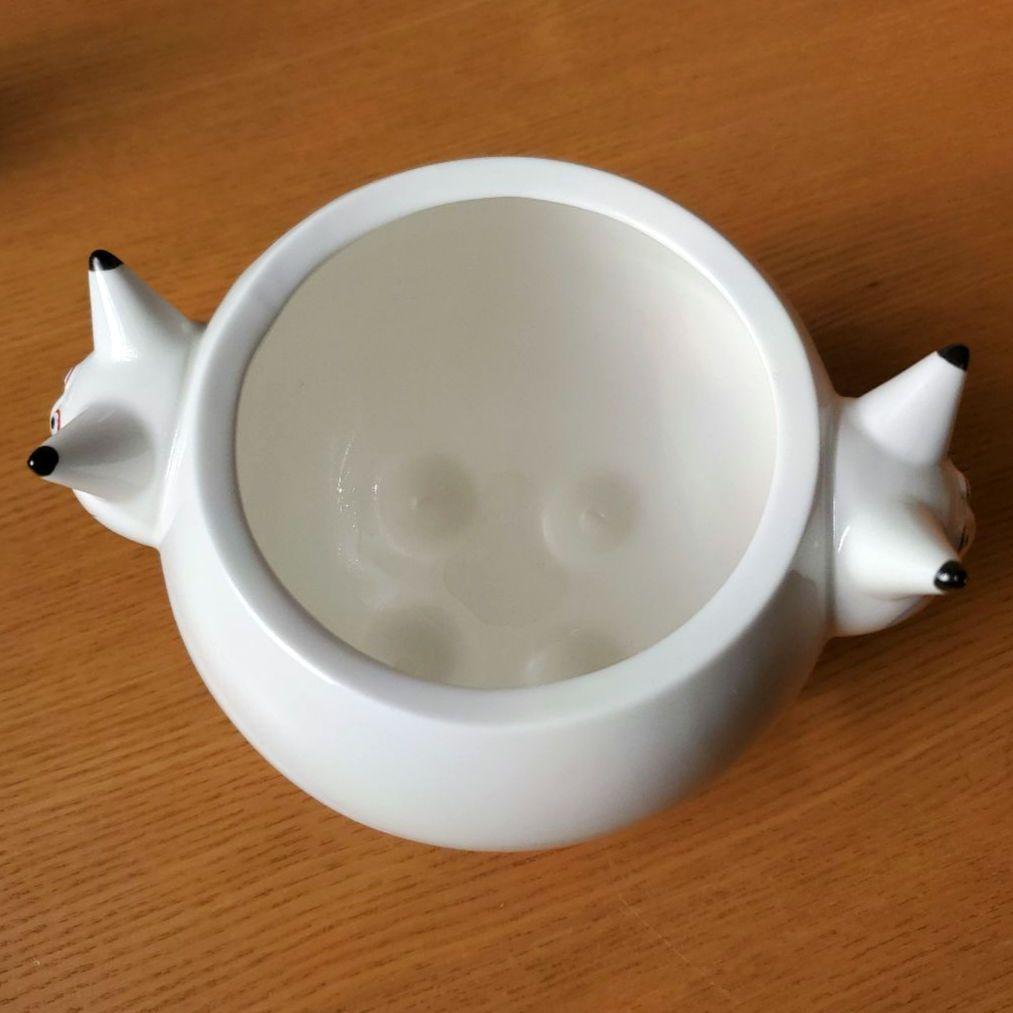 ２匹のネコの置物 美品