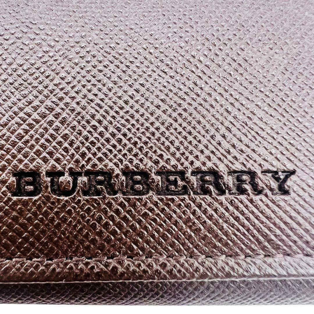 未使用品　バーバリー　キーケース　ブラウン