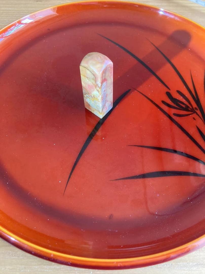 29美品『天然石、鶏血石、中国浙江昌化産印石』