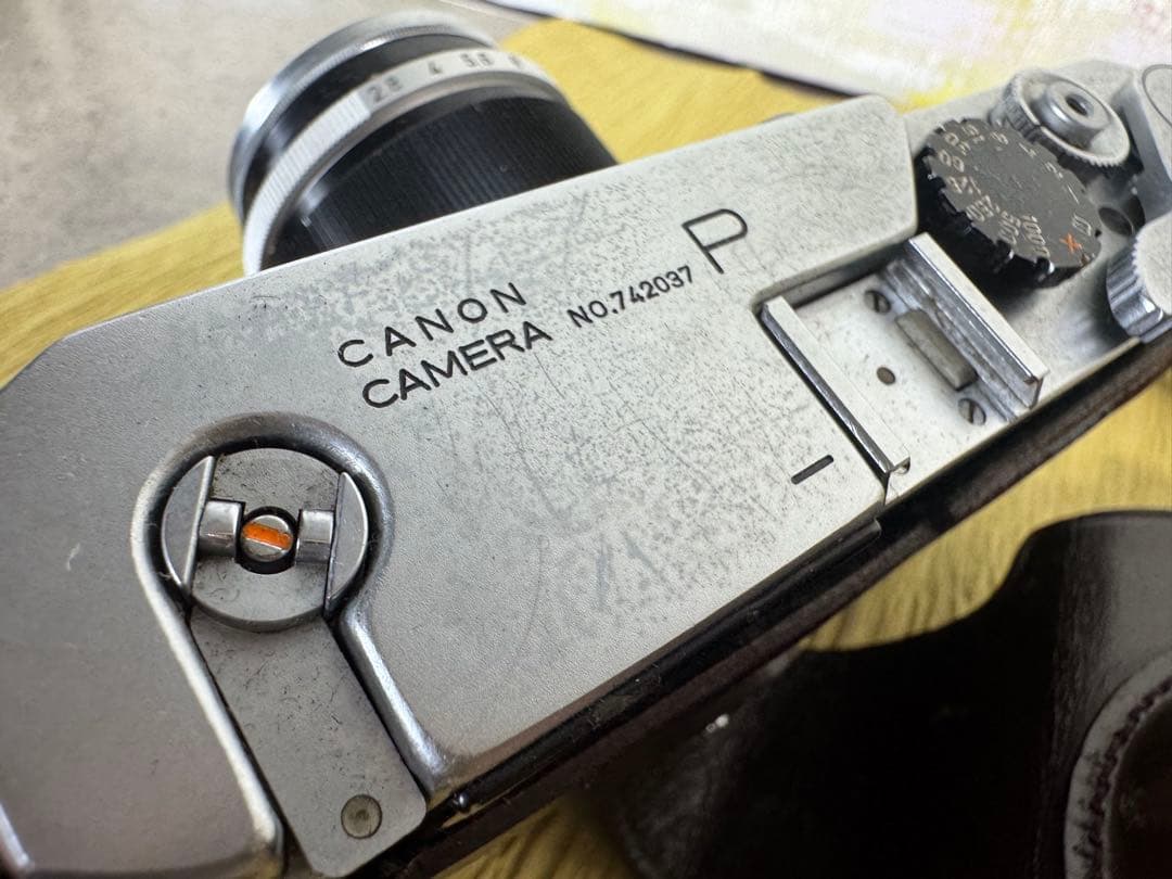 j*l様 Canon P + 50mm F2.8 レンズ付 ケースあり