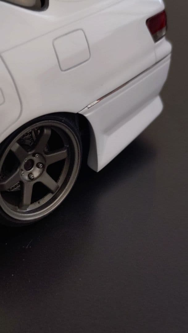 アオシマ1/24 JZX100 マークII プラモデル 完成品