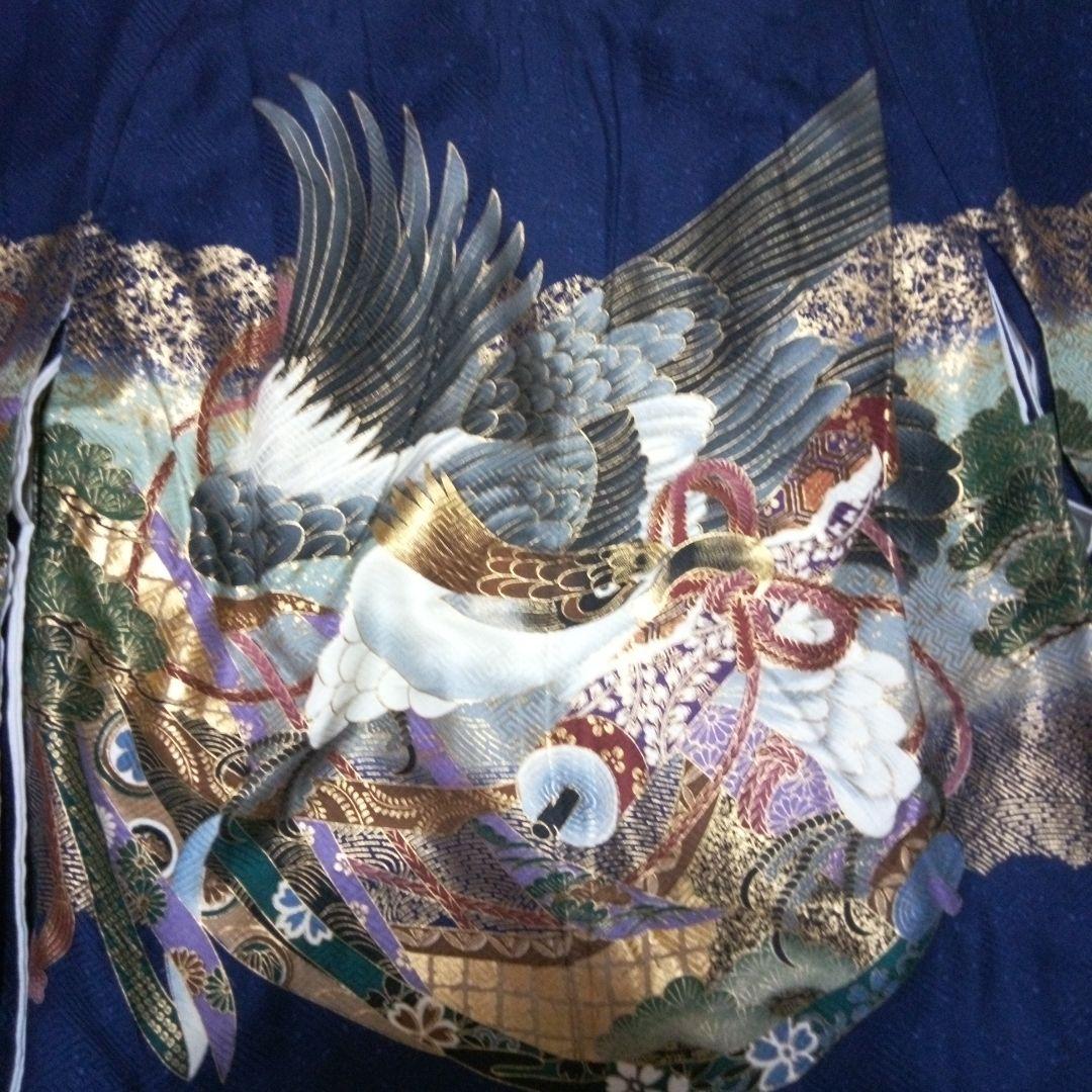 【七五三5歳用】羽織、着物、金蘭袴セット『小物付き』