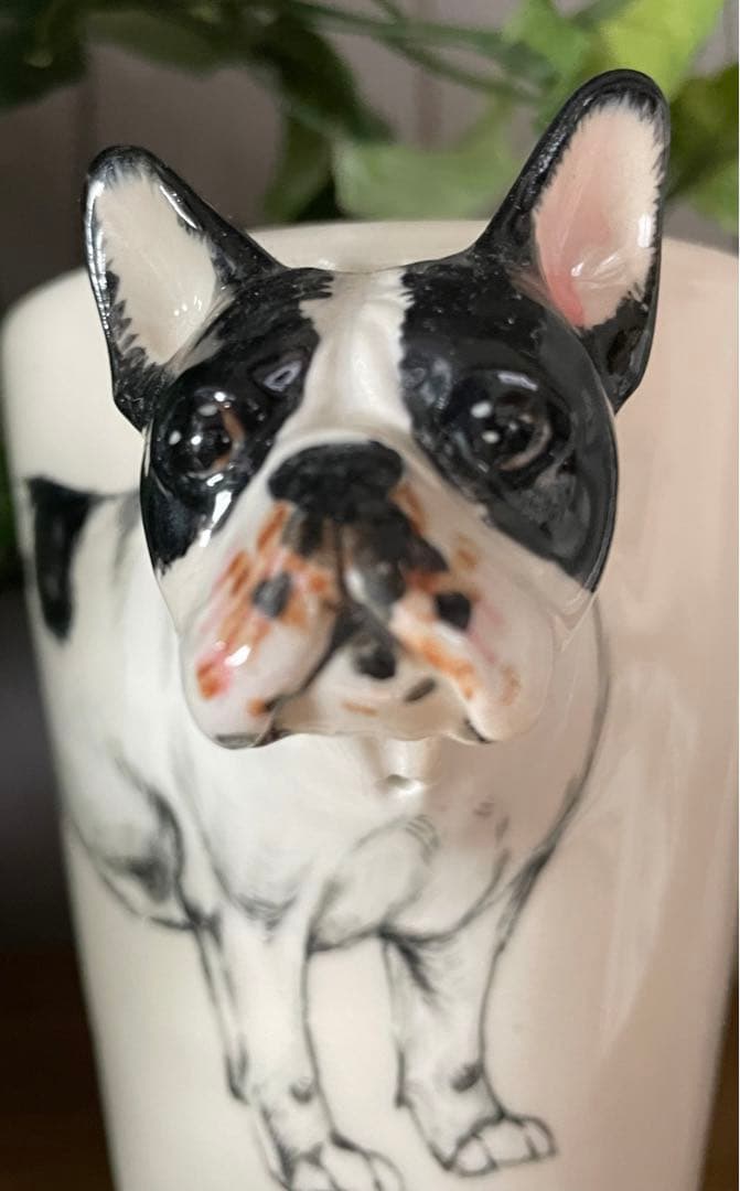 希少/里親募集✴︎Blue witch フレンチブルドッグマグカップ