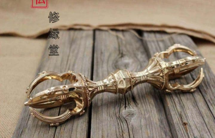 【修縁堂】仏教法具 五鈷杵 寺院用仏具 密教法具 金剛杵