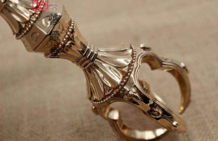 【修縁堂】仏教法具 五鈷杵 寺院用仏具 密教法具 金剛杵