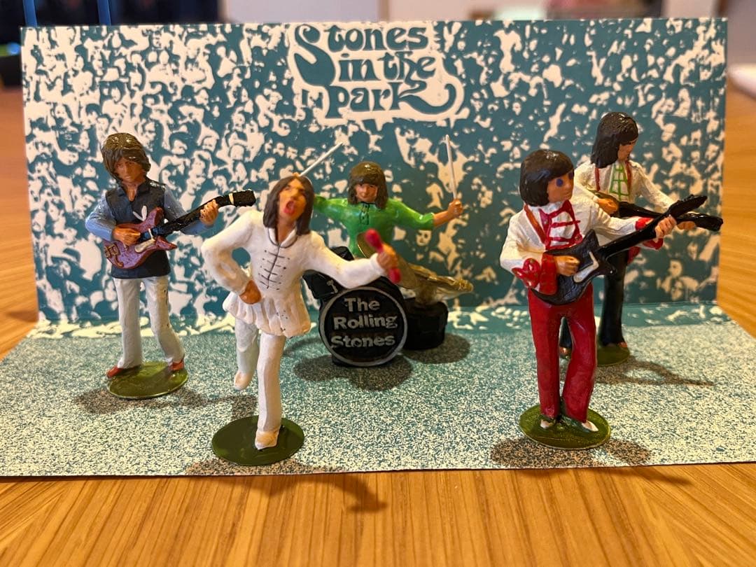 ザ・ローリング・ストーンズ アンティークフィギュアセット　ハイドパークコンサート