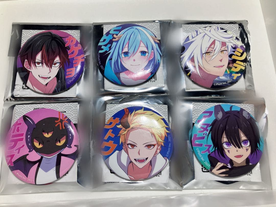 混血のカレコレ キャラバッジコレクション 缶バッジ 1BOXコンプ ⚠️スズキ❌